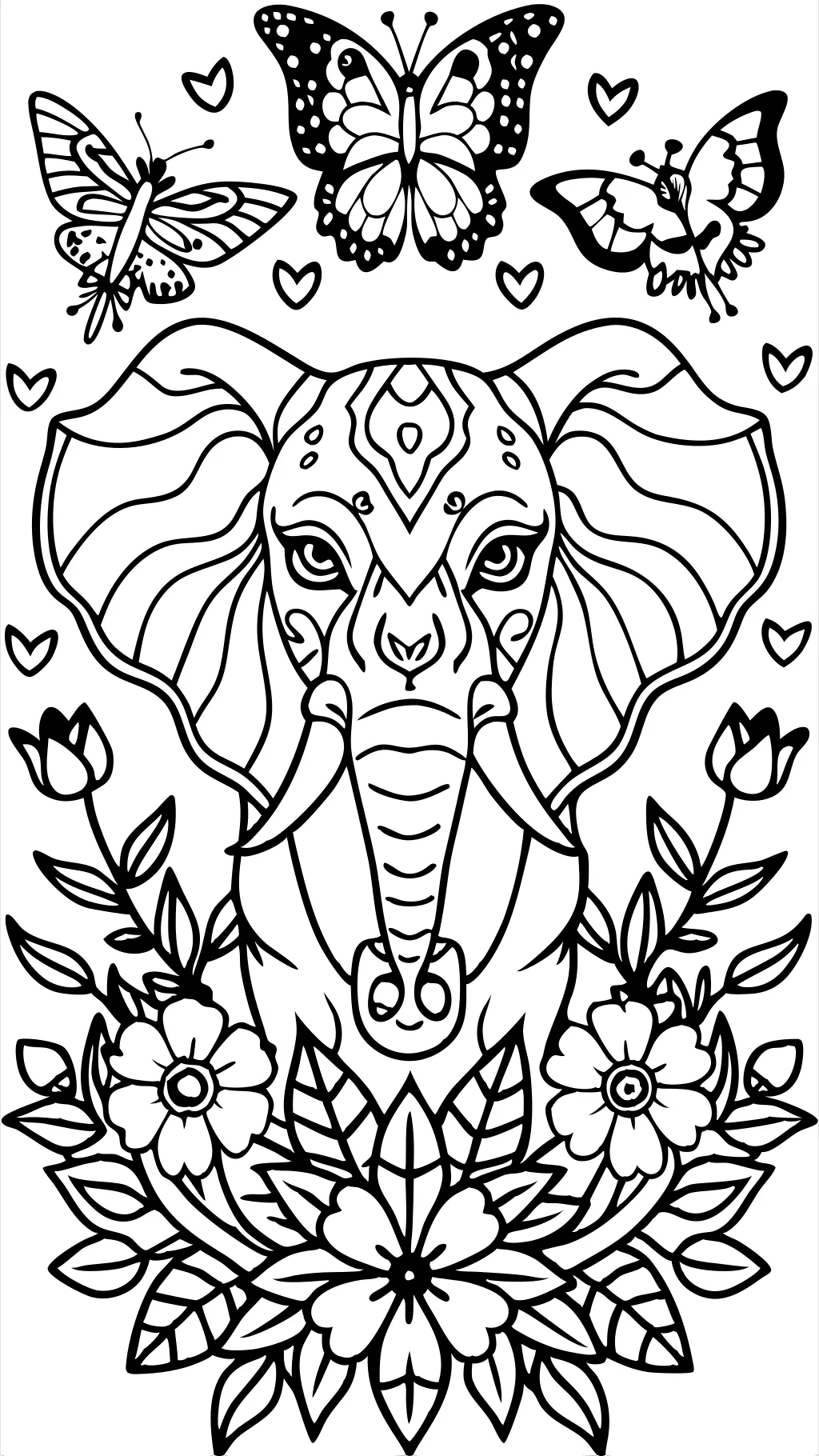 free animal adult coloring pages